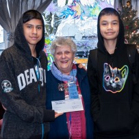 Britannia Seniors donation received